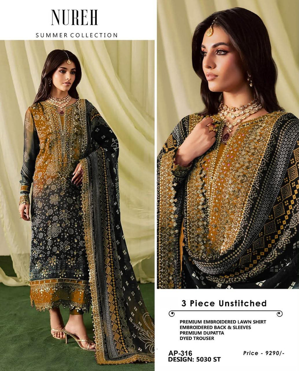 Nureh Printed Lawn